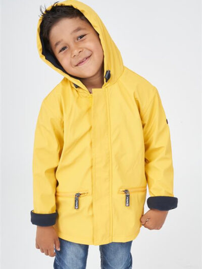 C3102 Chubasquero con Forro Polar interior Amarillo