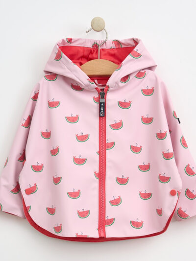 C3139 Chubasquero estampado capa Sandias