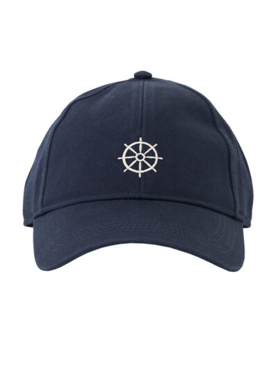 A2405 Gorra con dibujo de timón Marino