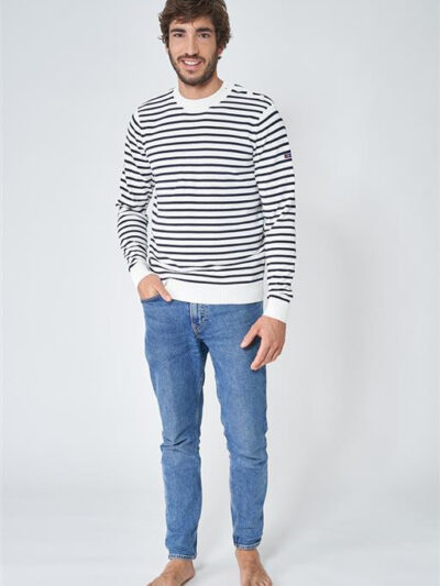 A2067 Jersey Marinero Bretón Cuerda/Marino