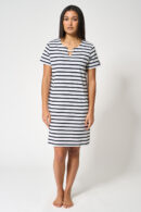 A1966 Vestido marinero de algodón