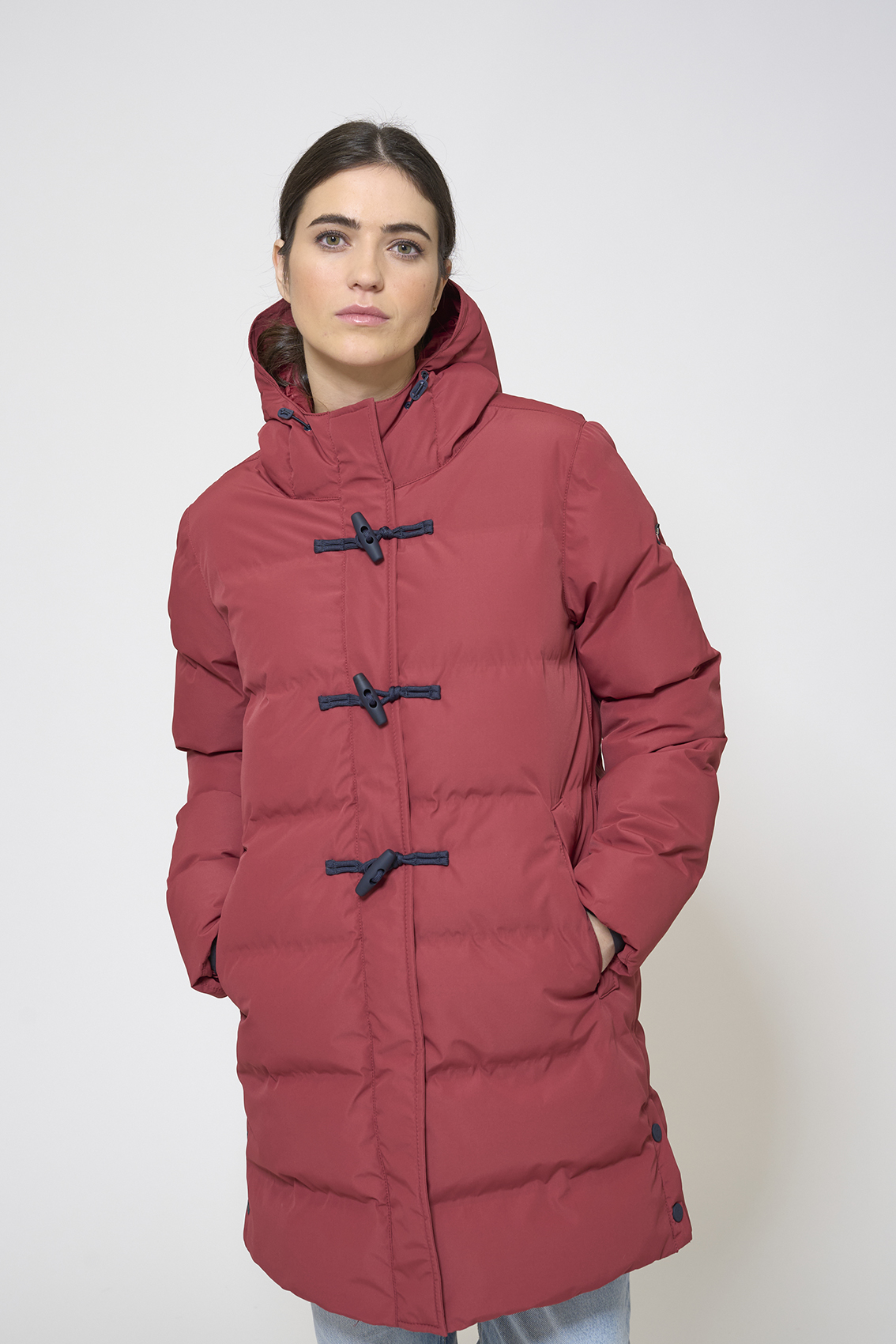 C3096 Chaquetón largo acolchado waterproof - Imagen 17