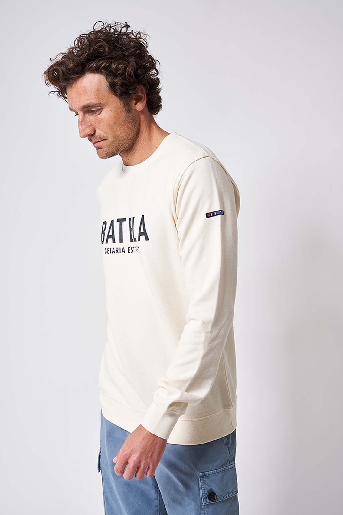 A2066 Sudadera o jersey clásico en algodón Terry 100% - Imagen 12
