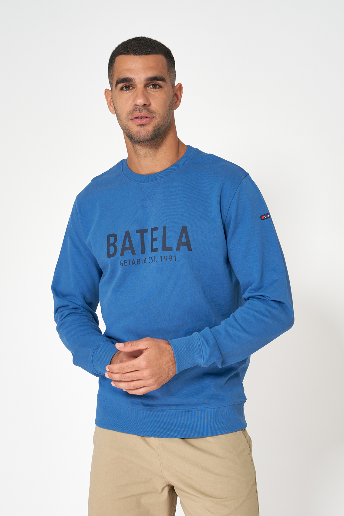 A2066 Sudadera o jersey clásico en algodón Terry 100% - Imagen 2