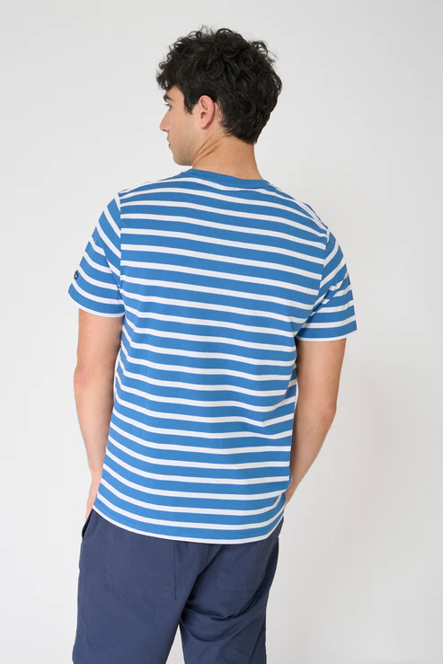 A2371 Camiseta de rayas cuello redondo - Imagen 14