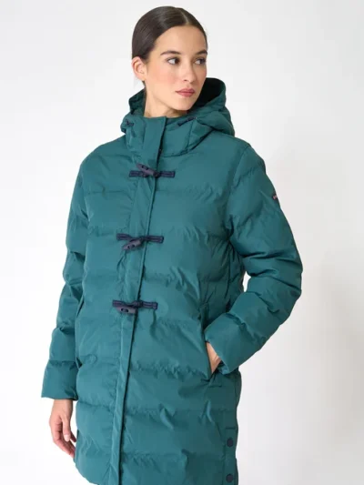 C3096 Chaquetón largo acolchado waterproof